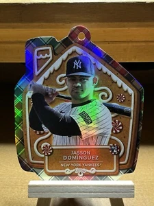 2024 Topps Holiday Jason Dominguez MLB Ornament Card MLBO-11 - Picture 1 of 2