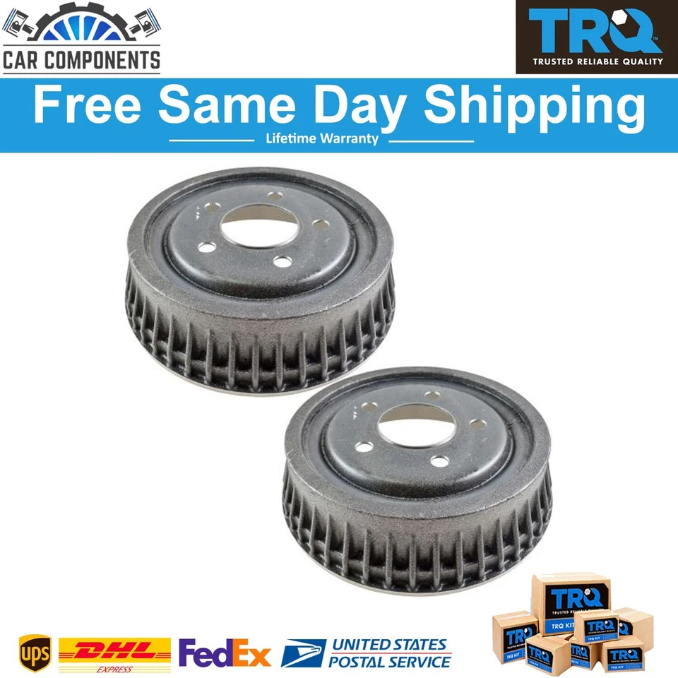 Juego de tambor de freno trasero TRQ diestro y derecho para Buick Century Chevy Monte Carlo 1983-05 Foto 1 de 4