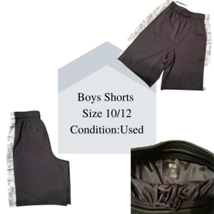 Dicks Sporting Goods Boys Shorts Size Medium 10/12 Black and White - Picture 1 of 3