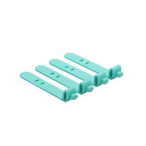 32 Pcs Silicone Fixing Tape Data Cable Storage Zip Tie Wire Organiser - Photo 1/12