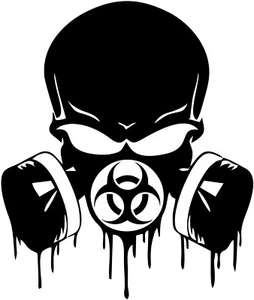 Calcomanía Calavera 20cm - Calavera-6 - Imagen 1 de 4