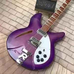 Guitarras Eléctricas Guitarra Púrpura 12 Cuerdas Guitarra Eléctrica Alta Calidad - Imagen 1 de 10