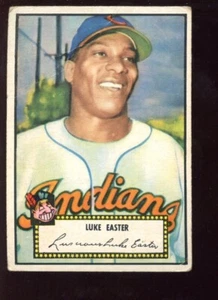 1952 Topps Baseball Card LOW #24 Luke Easter Red Back - Picture 1 of 1