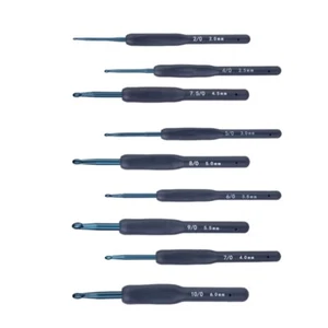 2mm-6mm Ergonomic Crochet Needle for Sweater Scarf Hat - Picture 1 of 8