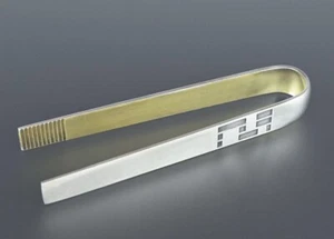 Vintage UdSSR 875 Silber vergoldet Zuckerzange 41,6 g 4,3 Zoll Sammlerstück Servieren - Bild 1 von 3