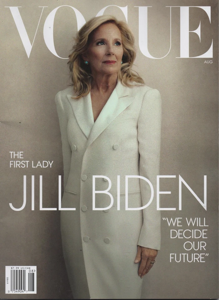 Vogue Jill Biden Carven Louise Trotter Tiffany Elsa Peretti Olympic August 2024 - Image 1 of 1