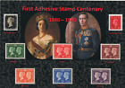 Gb Kgvi Nice Presentation Of First Adhesive Stamps Centenary 1840-1940 Mint Mm#2