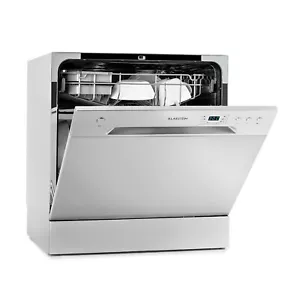 Wassersparende Geschirrspülmaschine 6 Programme F Besteckablage Aquastop silber - Bild 1 von 7