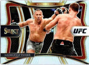 Panini Select UFC 2021 - Premier Level Georges St-Pierre #135 Silver Prizm - Imagen 1 de 3