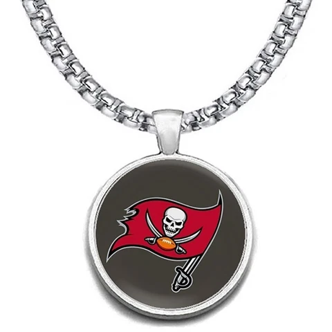 Tampa Bay Buccaneers Mens Womens Stainless 20" Chain Link Pendant Necklace D30 Cover