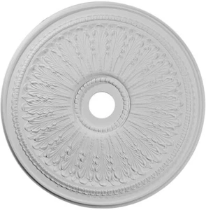 Ekena Millwork CM29OA Oakleaf Ceiling Medallion, 29 1/8"OD x 3 5/8"ID x 1"P Prim - Bild 1 von 3
