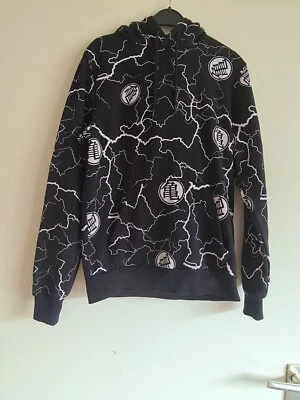 Sweat à capuche Dragon Ball Z noir et blanc avec symbole de Kanji de Maître R... - Photo 1/4
