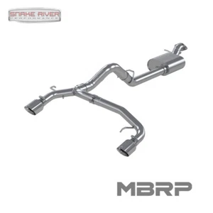 MBRP Dual Split Rear Exhaust For 2021-2025 Ford Bronco 2.3 2.7L Ecoboost S5241AL - Picture 1 of 13
