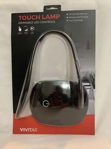 New Dimmable LED Reading Desk Touch Lamp No Cable Portable 3 Brightness Settings - Picture 1 of 5