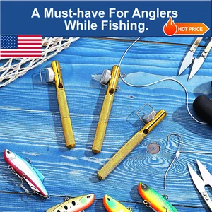 Fishing Knot Quick Tying Tool Line Clipper Snip Hook Nipper Tie Knotter Outdoor - Picture 1 of 9