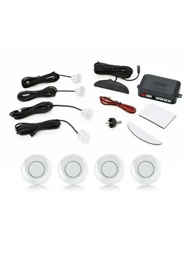4 Parking Sensors LED Car Auto Backup Reverse Rear Radar System Alert Alarm Kit - Image 1 of 4
