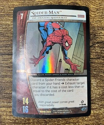 SPIDER-MAN VS System Web Of Spider Man Foil card MSM-008 RARE CCG HP - Image 1 of 4