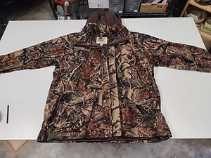 Herter's Cabela's Camo Hunting Jacket Camouflage Coat Outdoors Mens XL(Read) - Picture 1 of 8