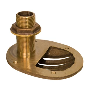 GROCO 1-1/2" Bronze Combo Scoop Thru-Hull w/ Nut STH-1500-W - Picture 1 of 1