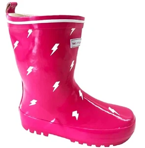 KIDS RAIN WELLIES MCKER WELLINGTONS SPLASH BOYS GIRLS INFANTS WATERPROOF BOOTS - Picture 1 of 3
