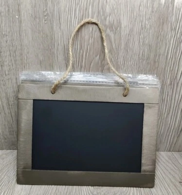 Metal framed chalkboard Hanging 5 in X 7 in Crafting Table top Decor Lot Of 8  - Image 1 of 4