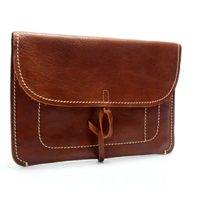 Aktenordner Tasche Rindsleder Laptoptasche Aktentasche iPad Case Etui Braun 800-1 - Bild 1 von 6