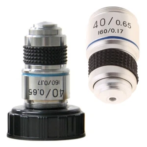 4X 10X 40X 100X Microscope Objective Lens Achromatic Objective Microscope parts - Picture 1 of 12
