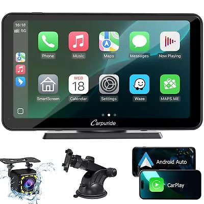 Carpuride W701 Kabelloses Carplay Android AutoTouchscreen Autoradio BackupKamera - Bild 1 von 4