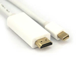 VCOM CG681-6.6FEET-WHITE 6.6ft DisplayPort Male to Mini DisplayPort Male Cable - Afbeelding 1 van 1