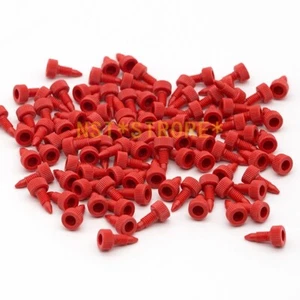 Für 100 Stück Flüssigchromatographie Säulenstecker 1/16HPLC Verbrauchsmaterial PP Kunststoff rot - Bild 1 von 1