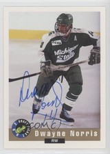 1992 Classic Draft Picks Auto Dwayne Norris Auto