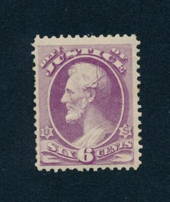 drbobstamps US Scott #O28 Mint Hinged Official Dept of Justice Stamp Cat $310 - Image 1 of 2