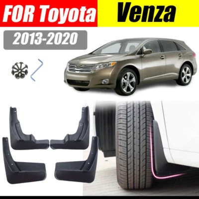 Mud Flaps Splash Guards Fender For Toyota Venza 2013-2019 4Pcs Side Mud Guards - Image 1 of 4