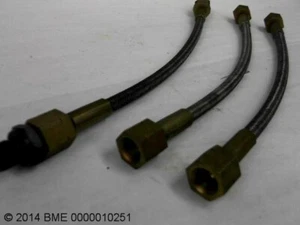 3 -Flexable Hydraulic Stainless Steel Hose -Female Ends - 12 " L - New - Picture 1 of 3