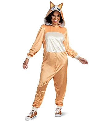 Disfraz de Halloween de chile azul para mujer S M L XL adulto Disney de una pieza Bingo mamá Foto 1 de 4