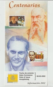 España Centenario Luis Cernuda Hoja Informativa año 2002 (GS-196) - Imagen 1 de 1