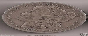 1881-O SILVER MORGAN DOLLAR - Picture 1 of 2