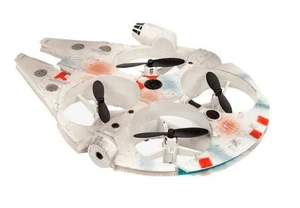 Disney Star Wars Millennium Falcon Motion Sensing Stunt Drone Quadcopter Hover - Picture 1 of 8