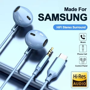🎧 Samsung Type-C Wired Earbuds w/ Mic Remote | HiFi Stereo Headphones 🎵 Pink - Picture 1 of 7