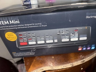 Blackmagic Design Atem Mini Pro ISO HDMI Live Stream Switcher - Image 1 of 2