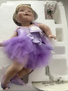 The Ashton Drake Galleries “ Aimee, I Could Be A Ballerina Too Porcelain Doll - Picture 1 of 10