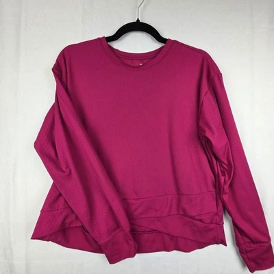 Pullover atlético manga larga tono baya DANSKIN talla M ropa deportiva audaz encontrar Foto 1 de 4