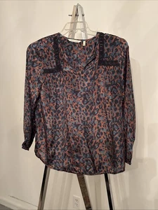 Blouse By Soft Surroundings. Size XS. Multicolored Print - Picture 1 of 8