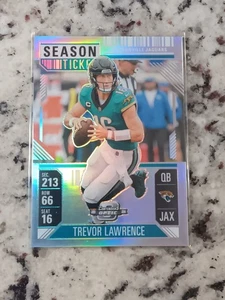Trevor Lawrence 2024 Panini Contenders Optic Season Ticket Silver Prizm Jaguars - Bild 1 von 2