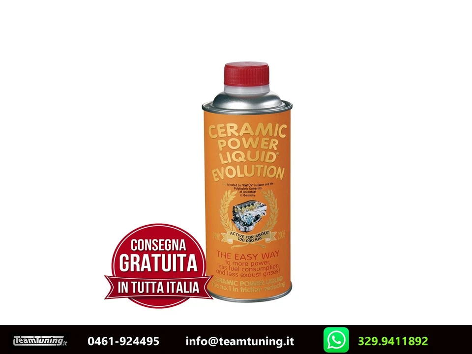 CPLE300 Ceramic Power Liquid Evolution 300 ML Per Motor Diesel e Benzina Fino a