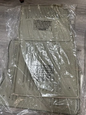 Infiniti Q50 2014-2023 All Weather Rubber Floor Mats Set 4pc Beige/Wheat/Tan - Image 1 of 2