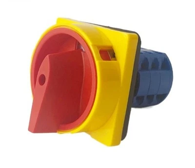 20A Rotary Cam Changeover Switch 3Pole On-Off 2 Position Padlock Isolator LW26GS - Image 1 of 4