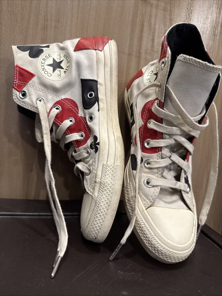 Limited Edition Converse Chuck Taylor  Deck of Cards Hearts Clubs Diamonds Sz 6 - Image 1 of 4