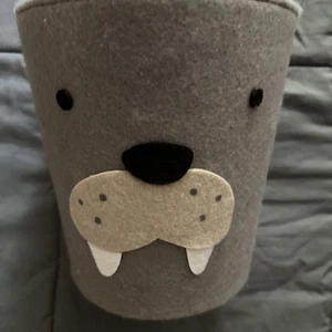 WALRUS BASKET WOOL BASKET - Picture 1 of 14