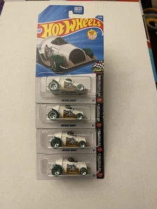 2026 Hot Wheels Case A Instant Boost White Lot Of 4 New HW Starting Grid #22/250 - Picture 1 of 1